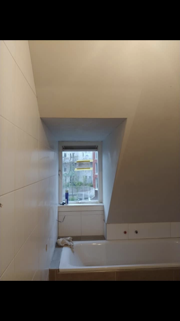 Badkamer stucwerk